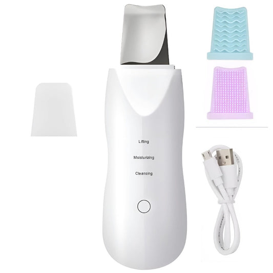 DermaSonic Pro™  Paleta Ultrasónica Facial 3 en 1
